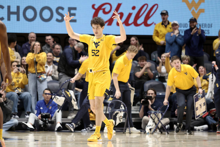 West Virginia men upset No. 22 Kansas at home